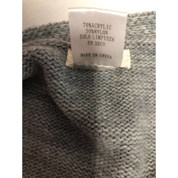 Strip Women's‎ Knit Open Front Cardigan Sweater- Small C/H - Picture 5 of 11